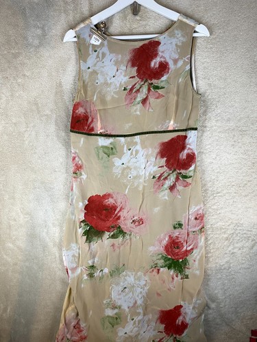 VM ESSENTIALS Casual Formal Dress Size 14 Womens Multicoloured Sleeveless