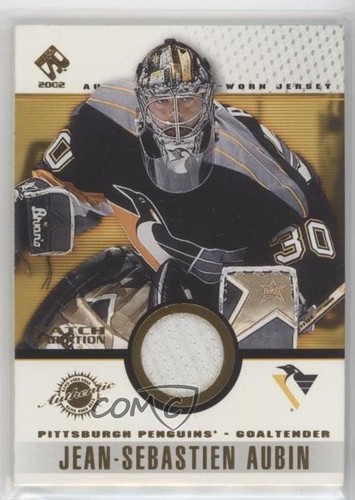 JS COLLECTIONS 2001 02 Pacific Private Stock Game U Gear Jean Sebastien Aubin #75 Patch