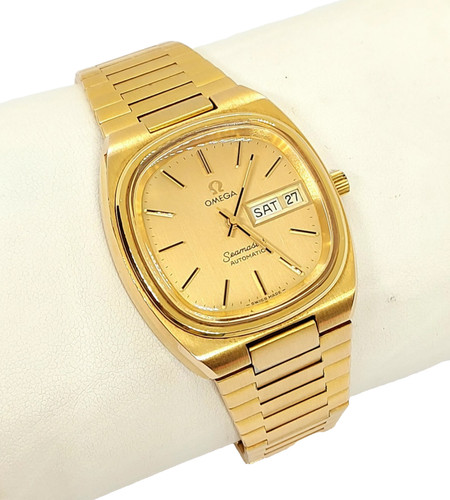 "MINT" OMEGA Seamaster Automatic Day Date Ref.166.0213 Cal.1020 Men's Watch