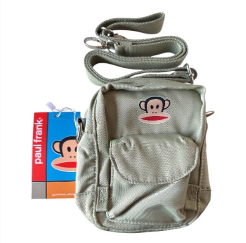 FRANK CLEGG Paul Frank Mini Crossbody Bag Julius Monkey Green 7x6x2” Shoulder Pouch NWT
