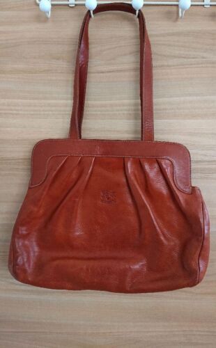Il Bisonte Tote Bag Leather H28x W32x D8 cm