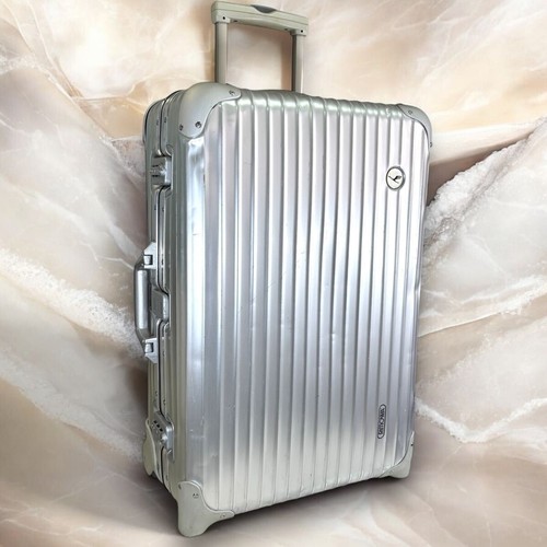 Rimowa Lufthansa 63L Silver 2 wheels Carry Case Suitcase 920.63
