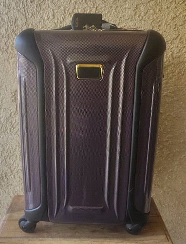Tumi Vapor International Carry On Spinner Case Hard Shell Luggage 22” Purple