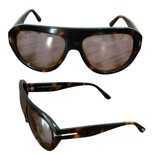 Tom Ford Felix 02 Pilot Sunglasses TF589 Tortoise Shell Havana Designer Frames