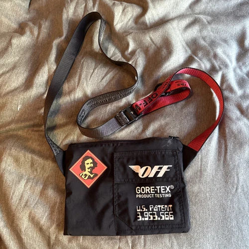 OFF WHITE Off White Gore Tex Small Crossbody Bag. Very Rare !
