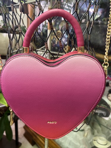 Aldo Heart Shaped G Chain Crossbody