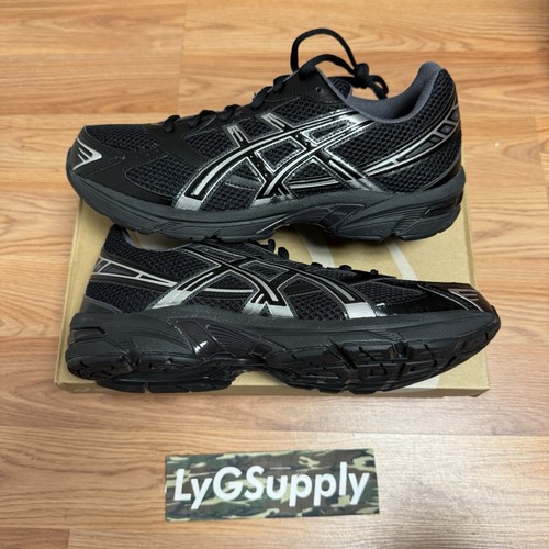ASICS Gel 1130 Black Pure Silver Size US Men 12 13 (1201A906 001) SHIP FAST