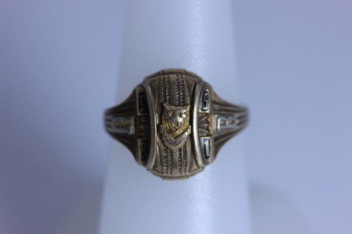 Pretty 10K Casa Grande High School (AZ) Herff Jones 1951 Class Ring sz 6.5 12817