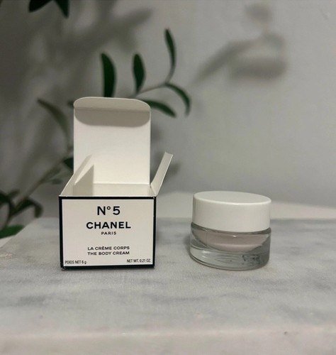 Chanel No 5 La Crème Corps Cream The Body Cream   Mini 6g 0.21 OZ