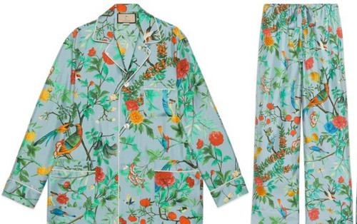 Gucci Silk Tian Print Pajama Set   BNWT   RRP$3 800 USD + Tax