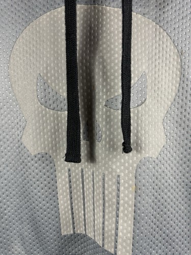 PALACE Marvel Punisher Hoodie Skull Graphic Honeycomb Adult L Gray Hooded Sweatshirt
