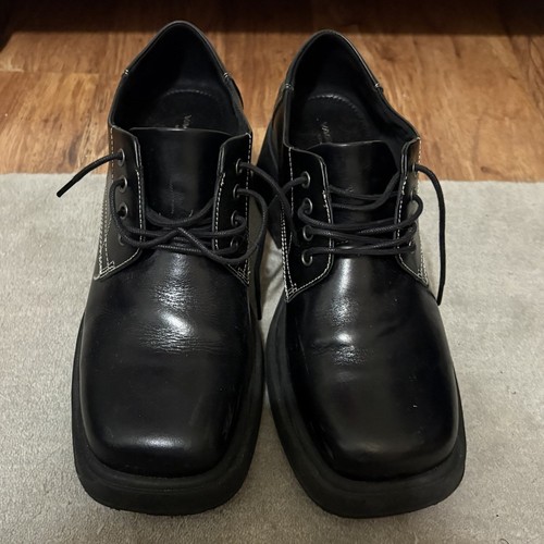 Vagabond Shoemakers Dorah Chunky Black Lace Up Platform Oxford Shoes   Size 10