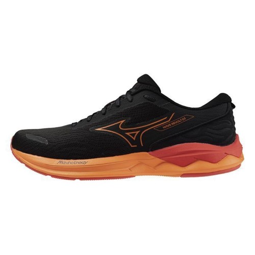 Mizuno Wave Revolt 3 [J1GC248101] Men Running Shoes Black Orange