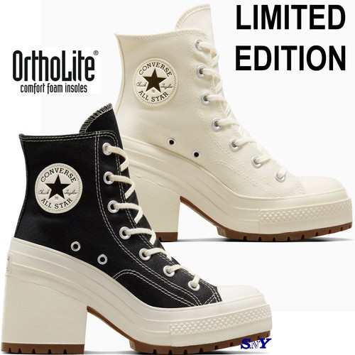 CONVERSE Women's Chuck 70 De Luxe Heel Limited Edition Premium Shoes NEW W BOX