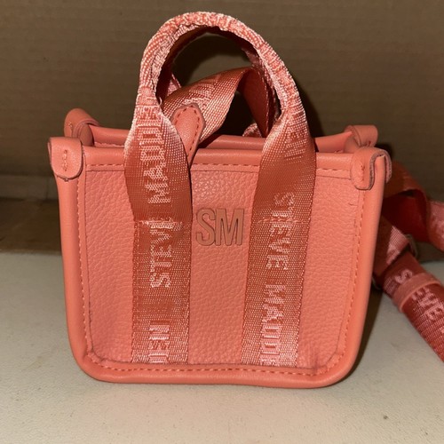 Steve Madden Mini Tote Purse Side Bag Viral TikTok Crossbody Peach
