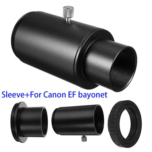 1.25" Extension Tube and Telescope Mount Camera Adapter T Ring For Canon EOS NEW