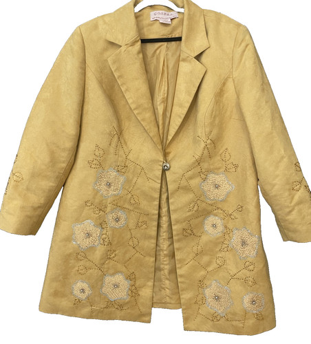 CREED GOSPEL Gifts Of Suits Praise Enlightenment & Love 22W Coat Yellow Embroidered