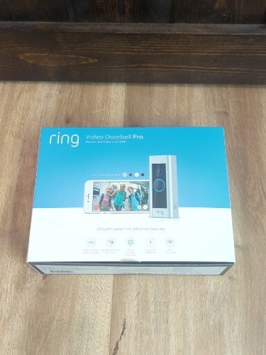 Ring Video Doorbell Pro 1080P HD Security Cam Hardwired New Open Box