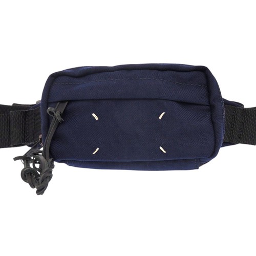 BOYY AUTHENTIC Maison Margiela S55WB0014 crossbody bag Waist Pouch Navy Black Canvas