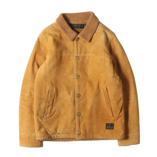 NEIGHBORHOOD JACKET SIZE: S GOAT SUEDE LEATHER BOA RANCH (STORM U BEEG 0