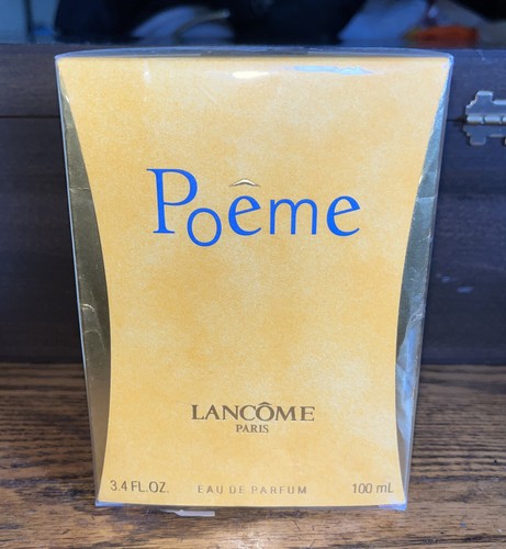 Lancome Poeme  Eau De Parfum Vintage  100ml  Splash 3.4oz 1995