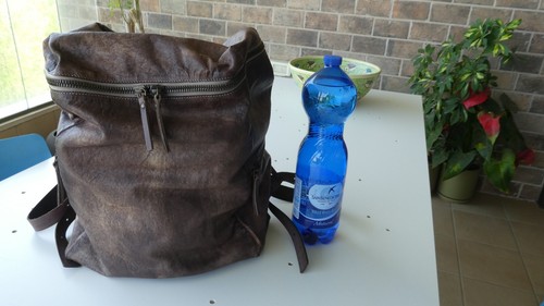 MAHI LEATHER Original Shoto Italy Firenze backpack in brown leather  numbered series