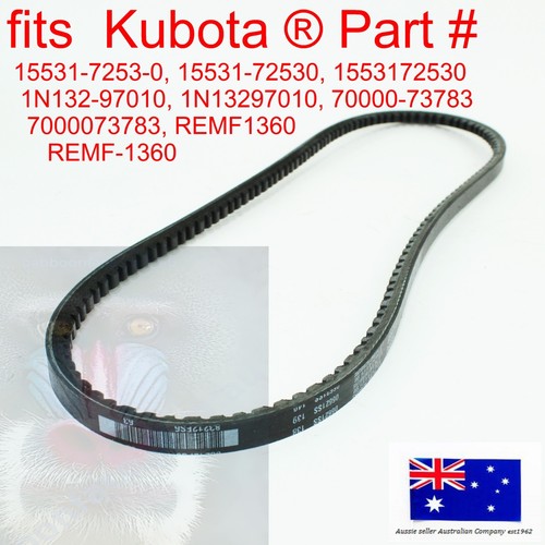 fits Kubota Alternator Water Pump Fan Belt 15531 72530 66426 64210 B2150HSD