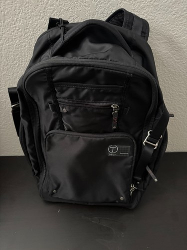 Tumi Luggage T Tech By Tumi Icon Jerry Wheeled Backpack  Black  Medium