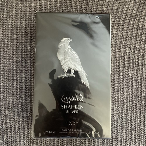 Lattafa Shaheen Silver EDP 3.4oz 100ml (Creed Adventus Dupe) NIB