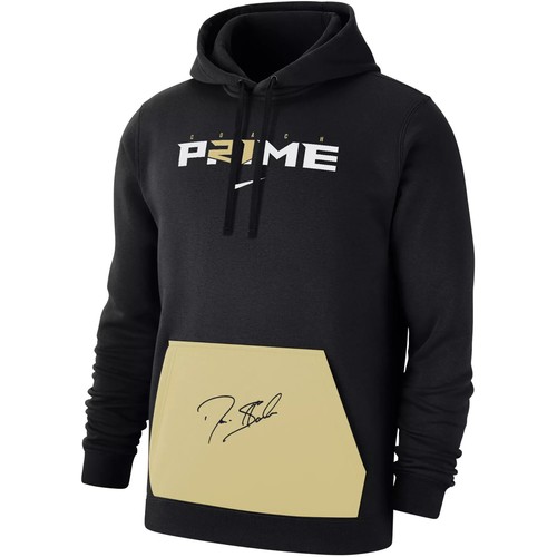 Nike Men's Autograph Coach Prime 2.0 Fleece Hoodie 2XL XXL Deion Sanders $80