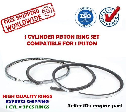 Piston Rings Set 92mm Fits For Volvo PENTA KAD300 3582428 3586758 876775