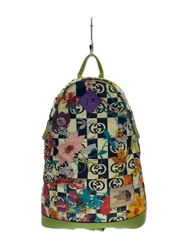 GUCCI backpack x THE NORTH FACE floral nylon multicolor pattern 650288 U
