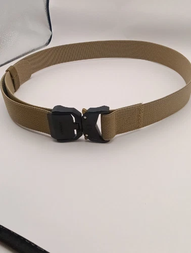 JUKMO Tactical Belt  Military Hiking Rigger 1.5" Nylon Web Work Belt 42"  46" W