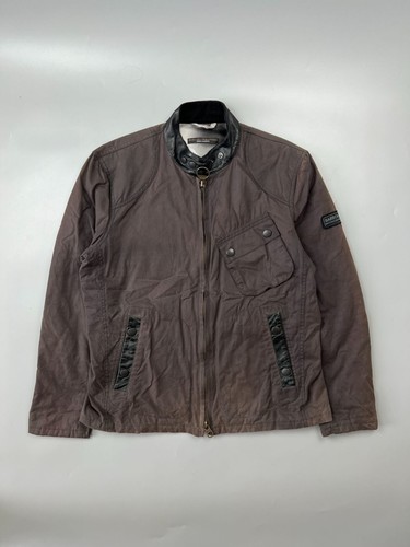 ALEXANDER MCQUEEN Giacca Moto Uomo Barbour International Greenham Steve McQueen Taglia L