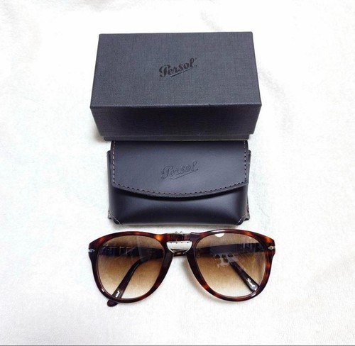 Persol fold Sunglasses Havana   Brown Made In Italy Near MINT