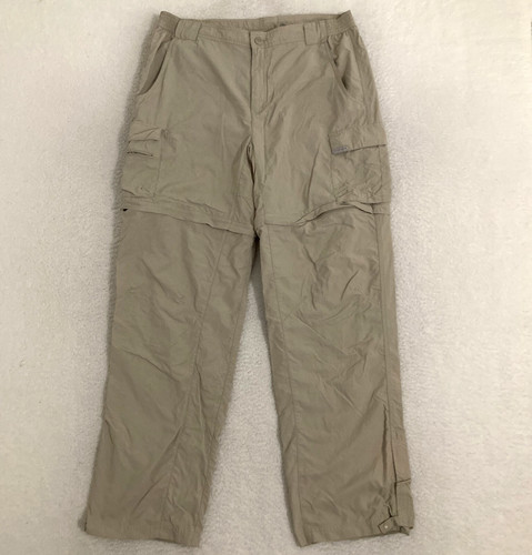 Columbia Titanium Pantaloni Pantaloncini Convertibili Uomo L Imballabili Escursionismo Trekking
