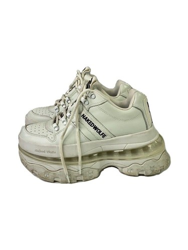 NAKED WOLFE HIGH TOP SNEAKERS US7 White U