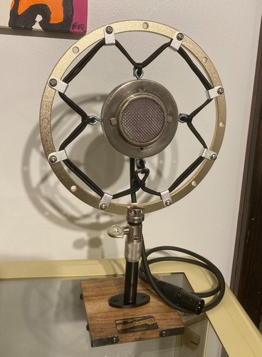 Customized Vintage Amplion Dynamic Ring Microphone REVAMP MOD...PLZ READ!!!