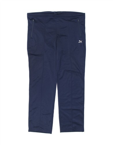Pantaloni tuta donna Puma US 8 medi blu navy poliestere KR02
