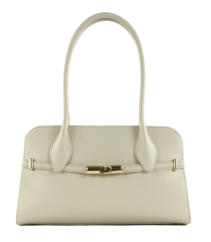 Borsa a tracolla Furla Goccia Dome Shoulder Bag M borsa marshmallow grigio chiaro nuova