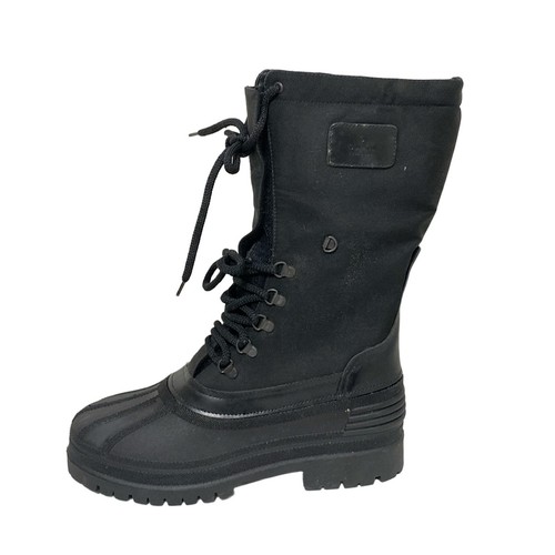 Stivali da donna originali Gucci   1326008 neri in pelle di nylon e gomma