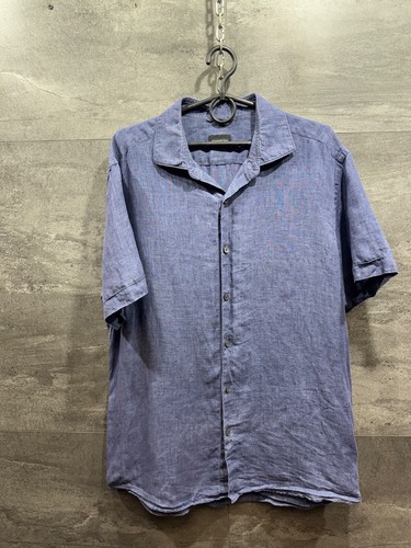 Camicia di lino Ermenegildo Zegna UUX38 taglia L