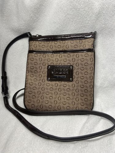 Guess Mini Crossbody Bag Brown