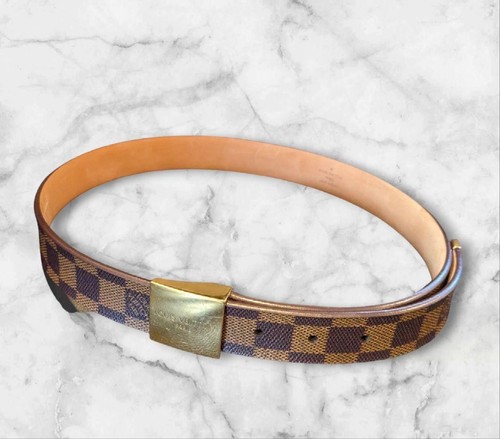LOUIS VUITTON Damier Belt Santur from Japan