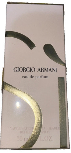 Giorgio Armani Si Eau De Parfum Spray For Women 1 oz   30 ml SEALED