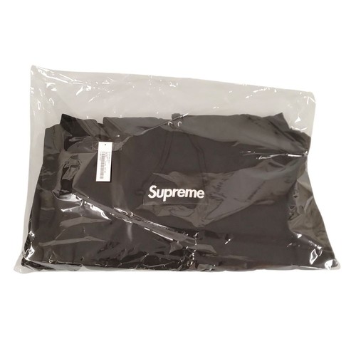 SUPREME 24AW Box Logo Hooded Sweatshirt Parker black M Genuine   36252
