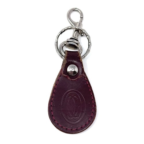 Portachiavi Cartier vintage in pelle