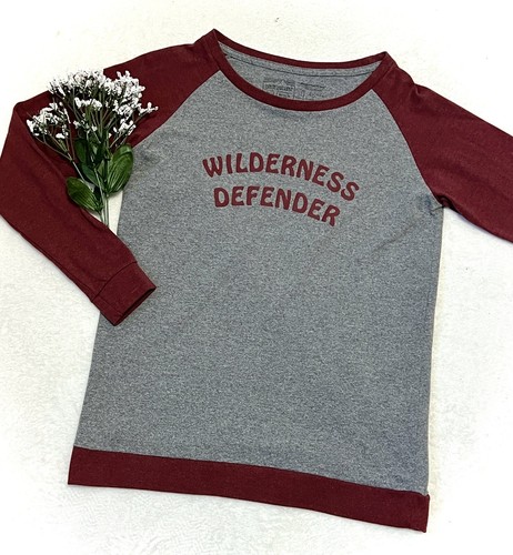 Patagonia Wilderness Defender Raglan Responsibili Tee Top   XS