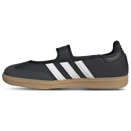 Adidas Samba Jane Black White Gum (GS) Girls' Grade School  JR7437