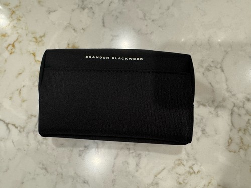 Brandon Blackwood American Airlines Business Class Amenity Kit Black Canvas NEW